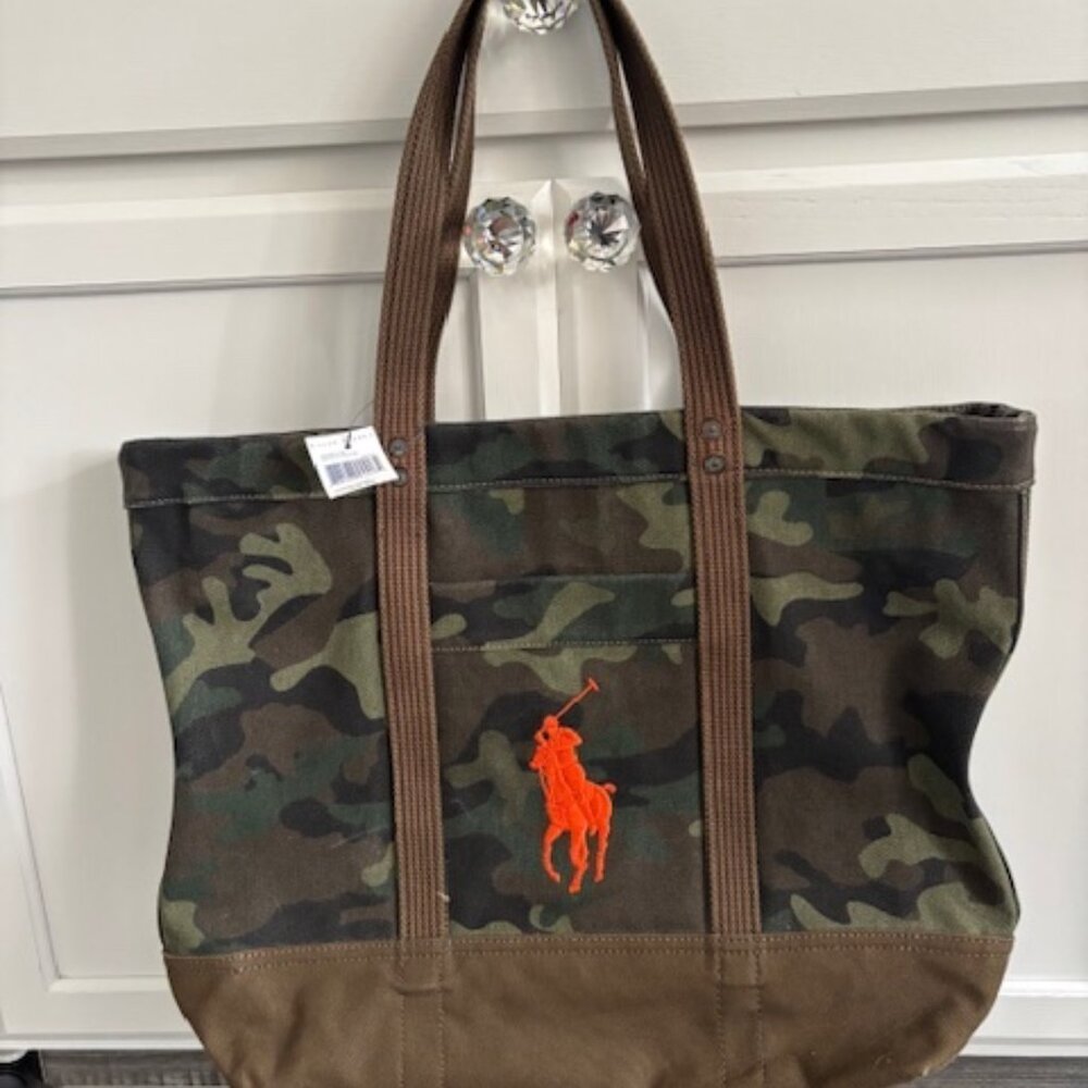 Polo Camo Tote Bag